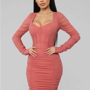 Corset Ruched Dress